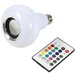 Bec Muzical Inteligent cu Led, Bluetooth si telecomanda iUni DF18, 3W, Lumini Colorate